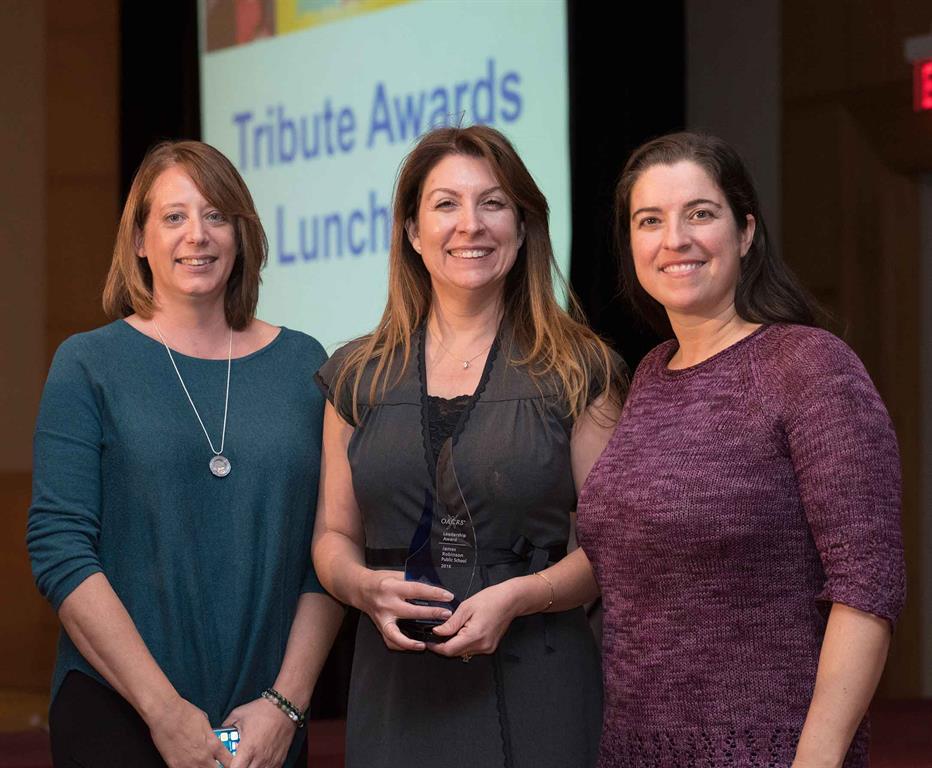 Laura Meffen, Lara Chebaro, Deb Manni pose for picture